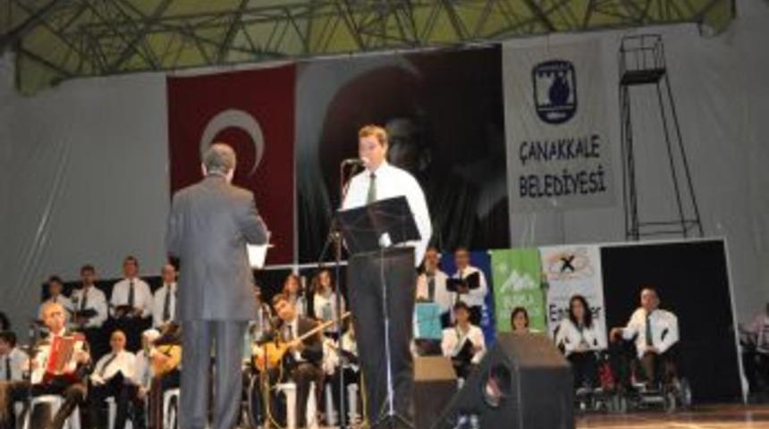 Engelliler &Ccedil;anakkale&rsquo;de konser verdi