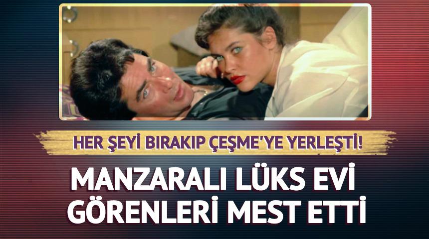 &Ccedil;eşme'deki evi g&uuml;ndem oldu! Marina manzarası mest etti