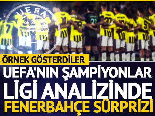 UEFA'nın Şampiyonlar Ligi analizinde Fenerbah&ccedil;e s&uuml;rprizi!