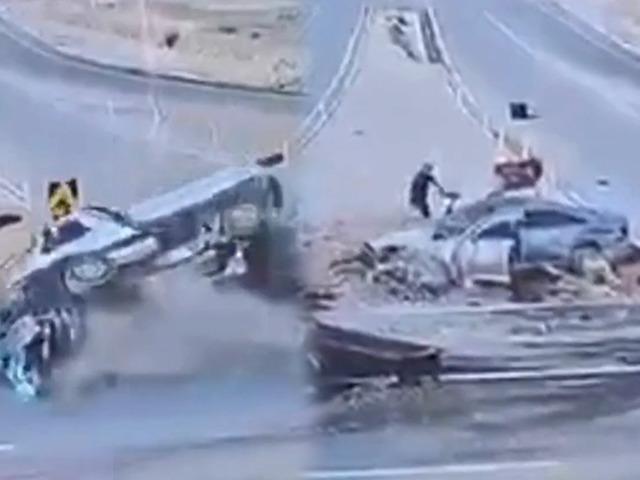 MHP'li milletvekilinin yaralandığı kazanın g&ouml;r&uuml;nt&uuml;leri ortaya &ccedil;ıktı