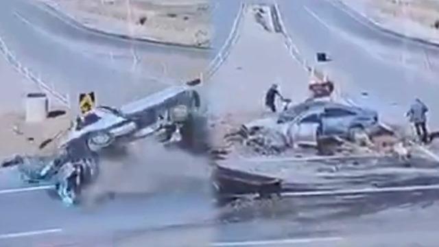 MHP'li milletvekilinin yaralandığı kazanın görüntüleri ortaya çıktı