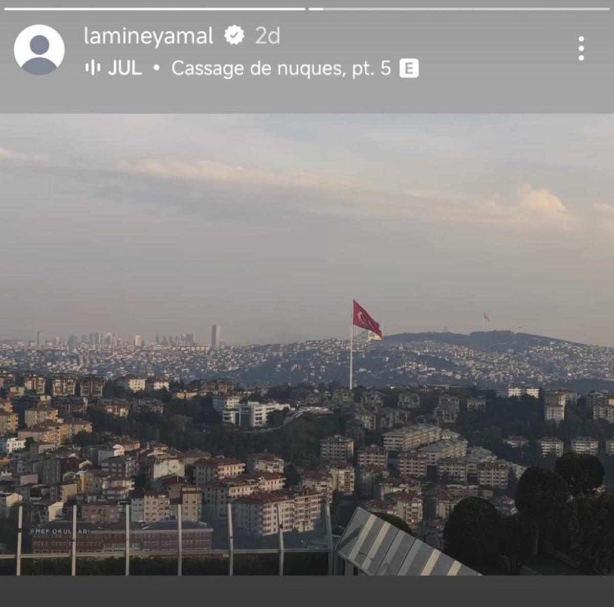 Lamine Yamal İstanbul a sevgilisiyle geldi! Galatasaray maçı öncesi dikkat çeken paylaşım 2