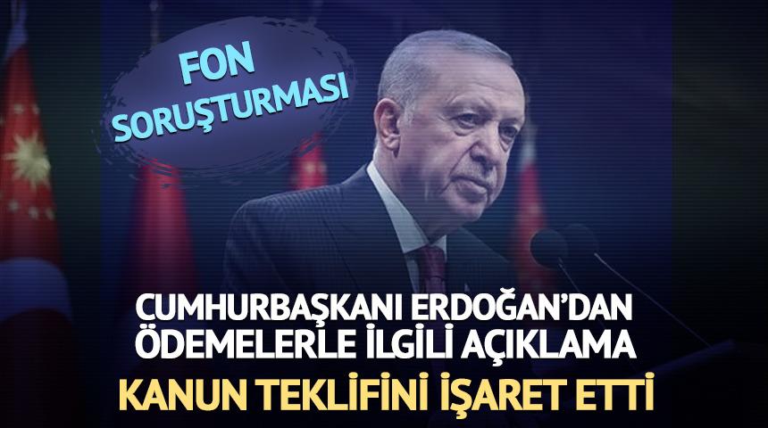Cumhurbaşkanı Erdoğan'dan fon a&ccedil;ıklaması: "Ekim ayı i&ccedil;inde 1 milyon liraya kadar anapara &ouml;demelerine başlanacak"