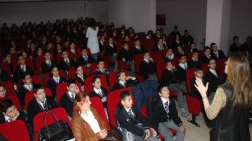 İlk&ouml;ğretim &ouml;ğrencilerine atık yağ eğitimi veriliyor