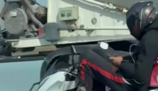 Kuzey Marmara Otoyolu'nda akılalmaz g&ouml;r&uuml;nt&uuml;! 
