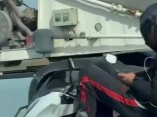 Kuzey Marmara Otoyolu'nda akılalmaz g&ouml;r&uuml;nt&uuml;! 