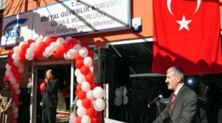 SGK Feke Şube M&uuml;d&uuml;rl&uuml;ğ&uuml; hizmete a&ccedil;ıldı