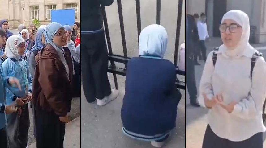 Azerbaycan'da baş&ouml;rt&uuml;s&uuml; kısıtlamasına tepkiler &ccedil;ığ gibi b&uuml;y&uuml;d&uuml;! "Benim okumaya hakkım yok mu?"