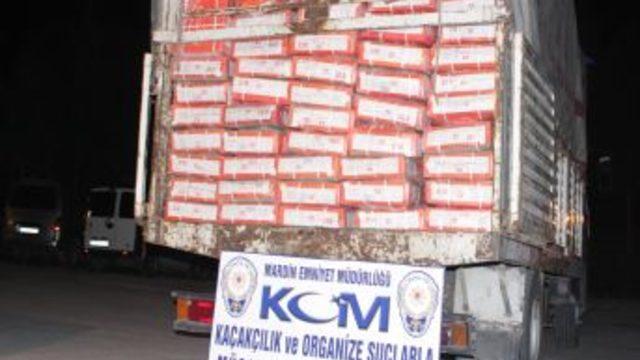 Mardin'de 10 ton kaçak et ele geçirildi