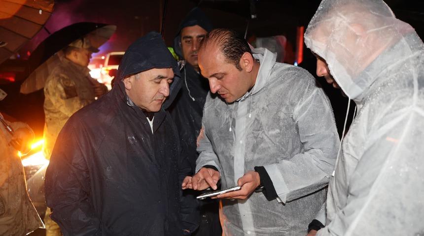 Elazığ'da sağanak etkili oldu