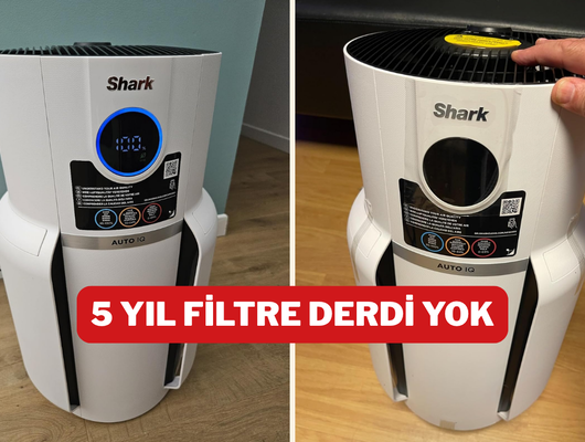 Sessiz ve uzun &ouml;m&uuml;rl&uuml; hava temizleme: Shark NeverChange