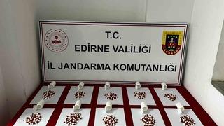Uzunköprü’de 568 adet hap ele geçirildi