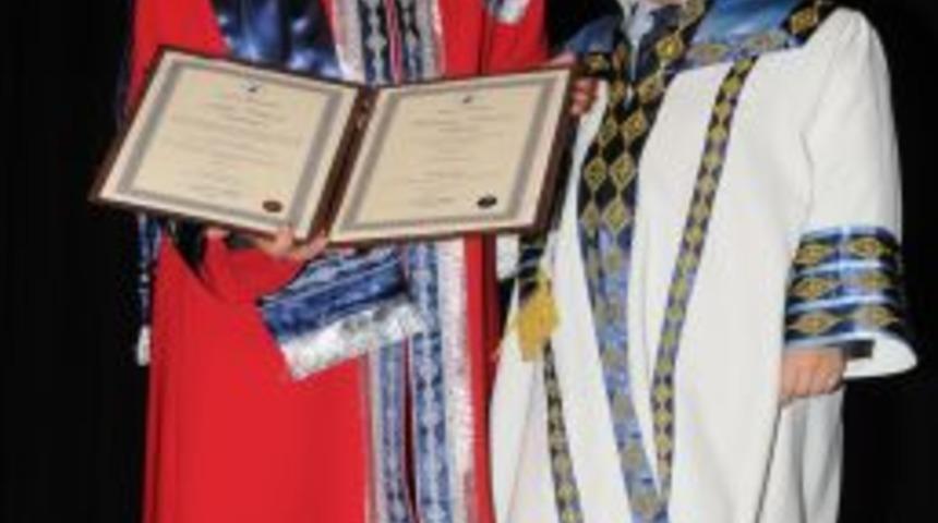 Bakan G&uuml;nay ve Nihat Zeybekci'ye &ldquo;Fahri Doktora&rdquo;