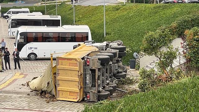 İSKİ bahçesinde kaza! Ekipler sevk edildi