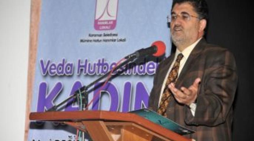 M&uuml;ft&uuml; Değirmenci, 'Veda Hutbesi&rsquo;nde Kadın'ı anlattı