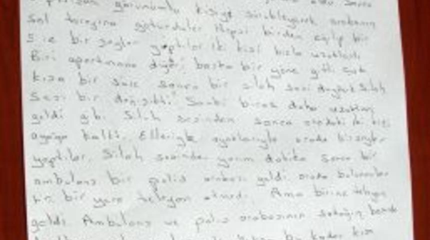 Beh&ccedil;et Oktay'ın &ouml;ld&uuml;r&uuml;ld&uuml;ğ&uuml;ne dair ihbar mektubu ve telefonun sırrı &ccedil;&ouml;z&uuml;lemedi