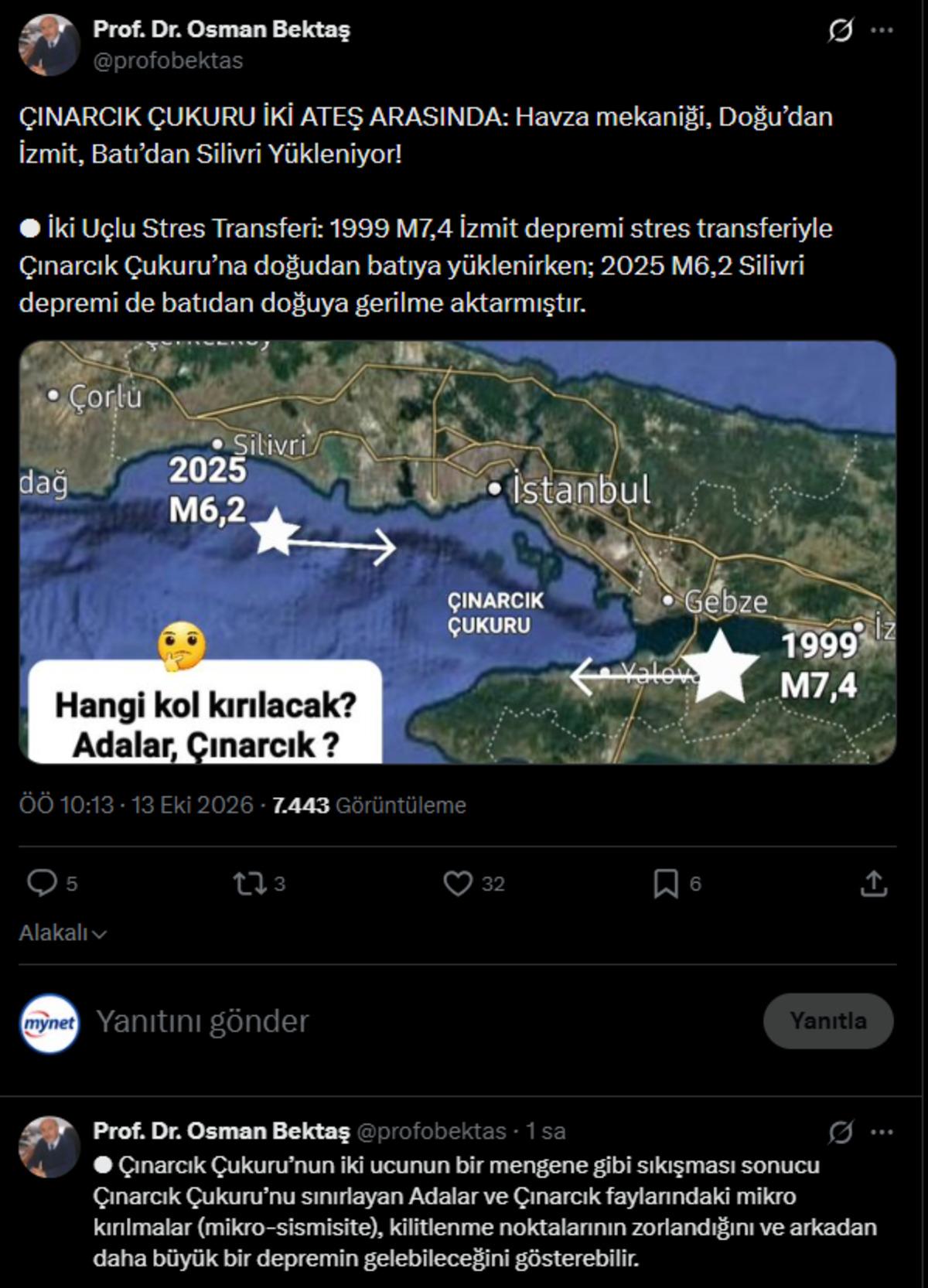 Son deprem sonrası  iki ateş arasında  diyerek uyardı: Daha b&uuml;y&uuml;ğ&uuml; gelebilir 2