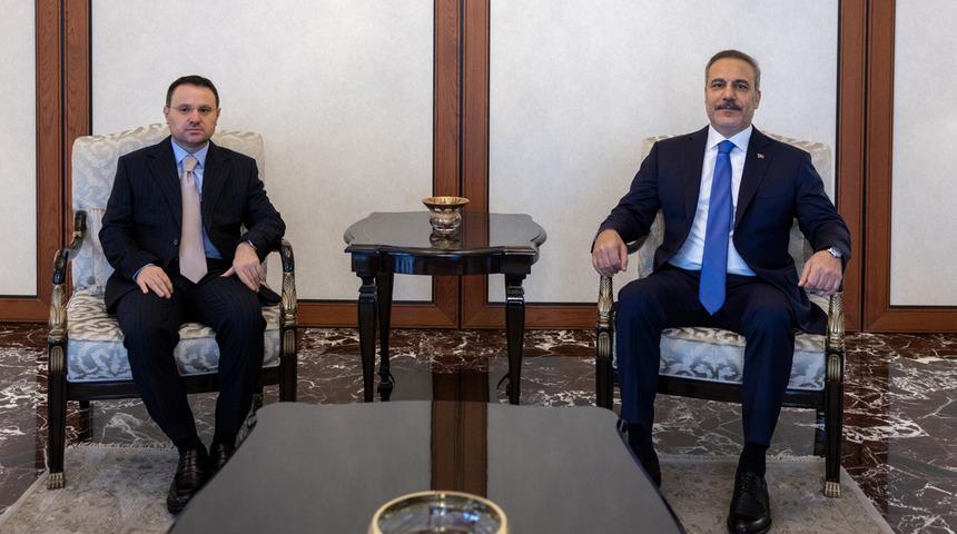 Bakan Fidan ve Bakan G&uuml;rlek Ankara'da g&ouml;r&uuml;şt&uuml;