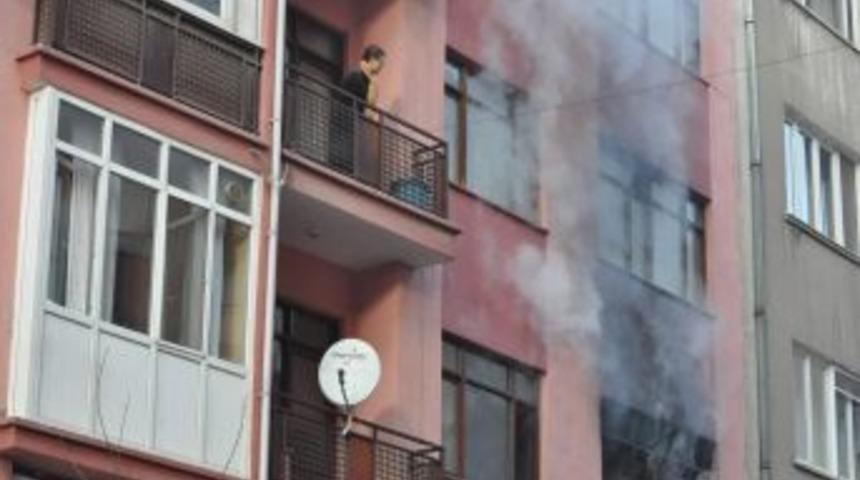 Eskişehir merkezinde korkutan yangın