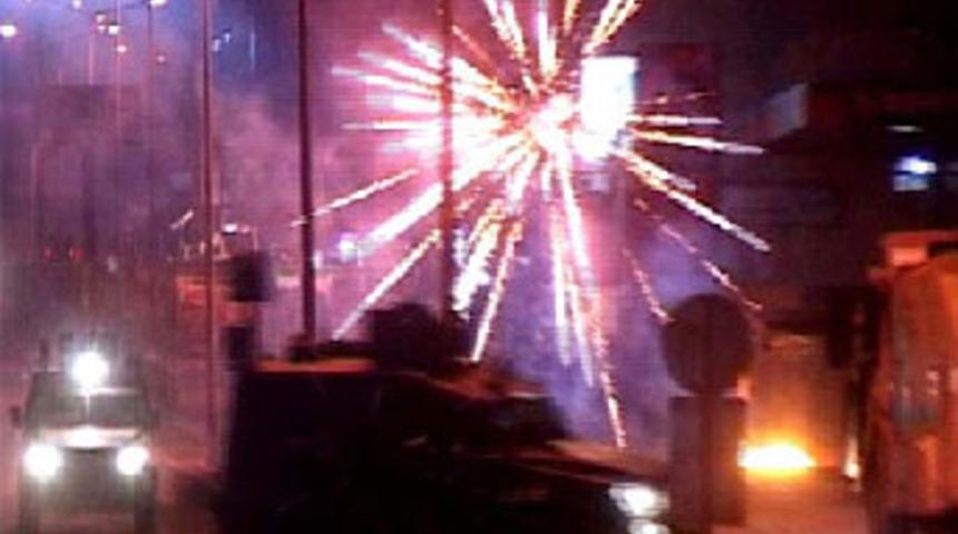 Cizre'de olaylı gece