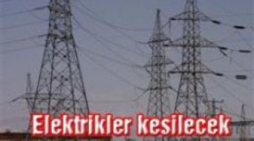 Şanlıurfa&rsquo;da elektrikler kesilecek