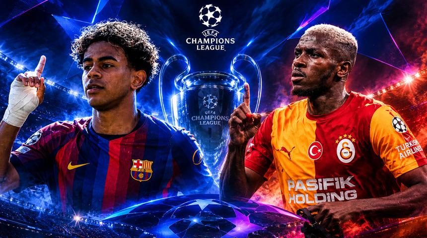 Galatasaray-Barcelona ma&ccedil;ı &ouml;ncesi muhtemel 11'ler netleşti! Sarı-kırmızılılardan Victor Osimhen kararı