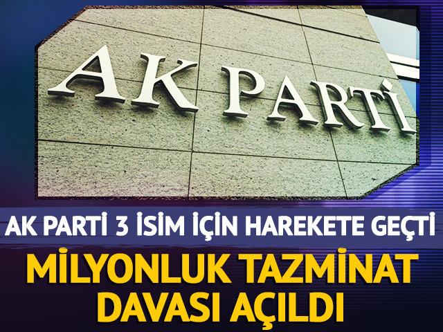 AK Parti'den Şaban Sevin&ccedil;, Timur Soykan ve Zeynel Emre hakkında tazminat davası
