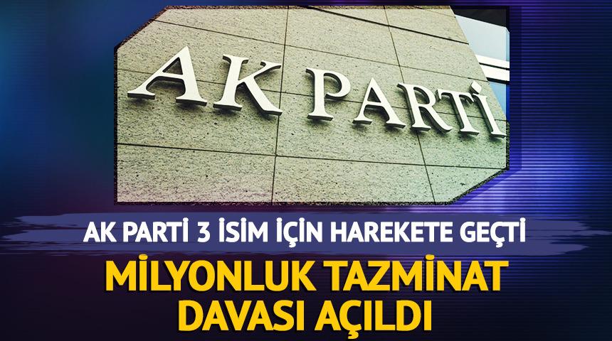 AK Parti'den Şaban Sevin&ccedil;, Timur Soykan ve Zeynel Emre hakkında tazminat davası