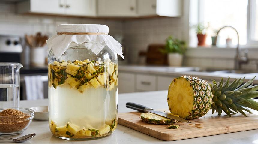 Ananas sirkesi nasıl yapılır, ka&ccedil; g&uuml;n bekletilir? İşte evde yapmanın p&uuml;f noktaları