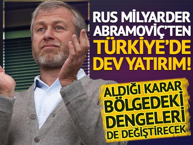 Rus milyarder Abramovi&ccedil;&rsquo;ten T&uuml;rkiye&rsquo;de dev yatırım! İki &ouml;zel plajı olan arazi satın aldı