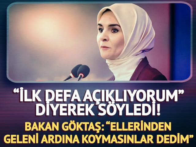 Bakan G&ouml;ktaş, 'İlk defa s&ouml;ylemek istiyorum' diyerek fon iddialarının başlangıcını anlattı: "Ellerinden geleni ardına koymasınlar"