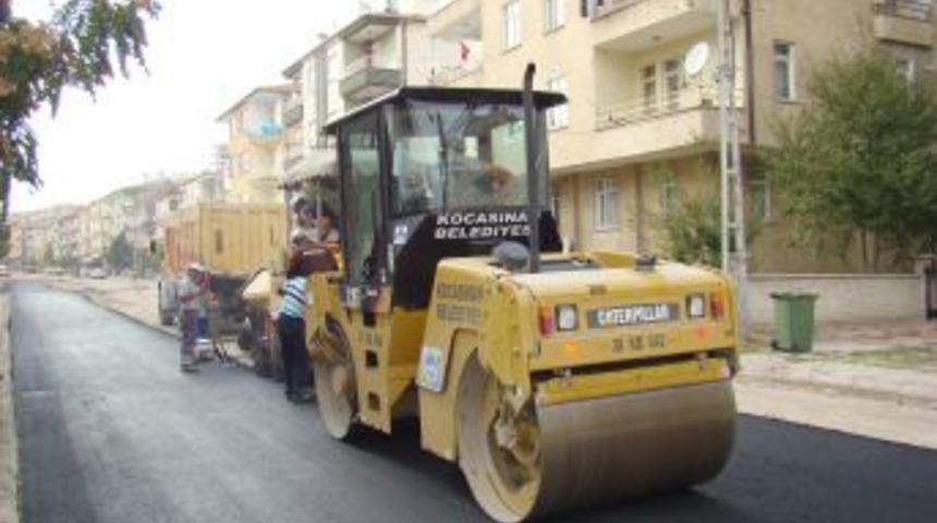 Kocasinan Belediyesi'nden Seyrani Mahallesi'nde asfalt &ccedil;alışması