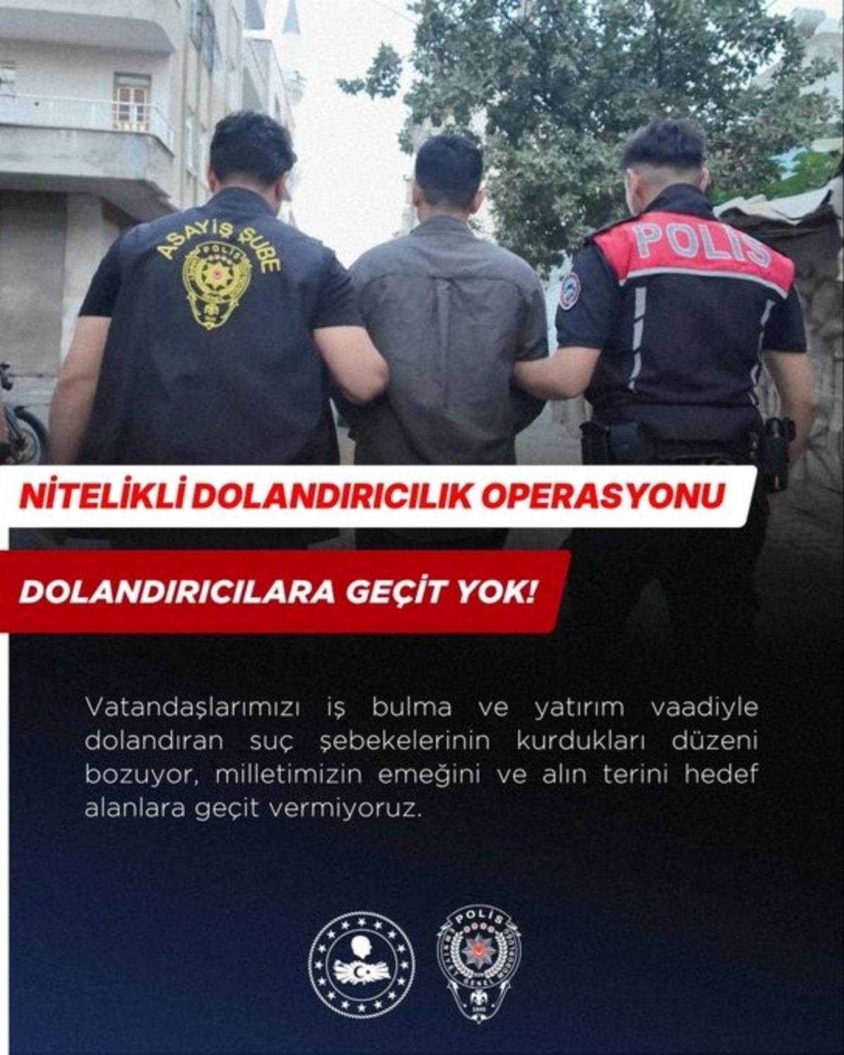 Mersin de dolandırıcılık operasyonu: 13 şüpheli yakalandı 1