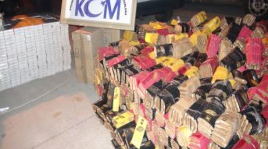 Ka&ccedil;ak sigara operasyonunda 4 kişi g&ouml;zaltına alındı