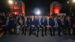 Son dakika: Bakan Ersoy ve İtalyan mevkidaşı Guili Hierapolis'te bir araya geldi: Efes ve Pompei arasında iş birliği i&ccedil;in adım atıldı