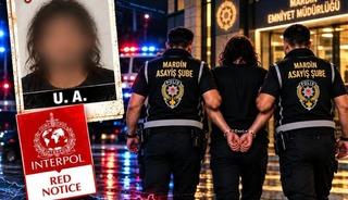 Kırmızı b&uuml;ltenle aranan cinayet ş&uuml;phelisi Mardin&rsquo;de yakalandı