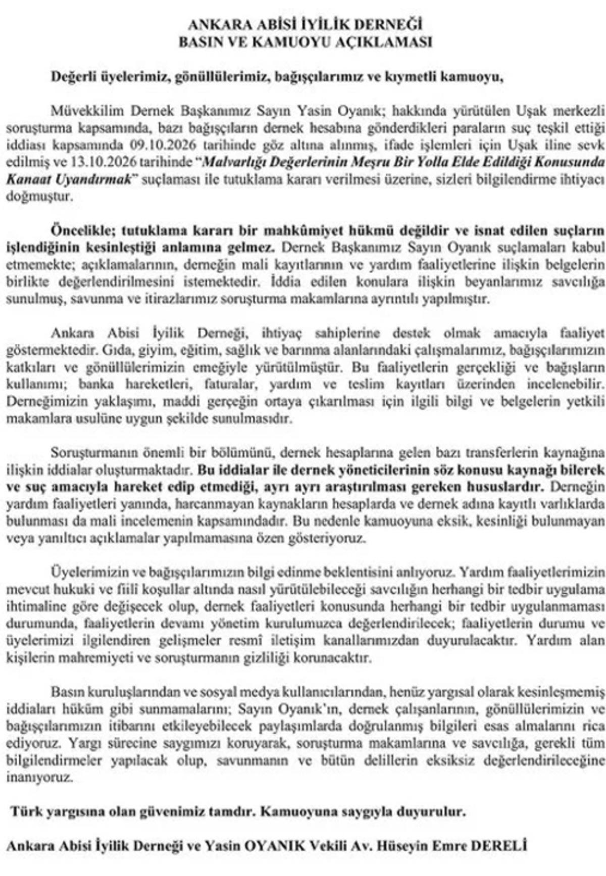 Sosyal medyada "Ankara Abisi" olarak bilinen Yasin Oyanık tutuklandı 2