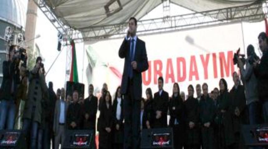 BDP, KCK operasyonlarını mitingle protesto etti