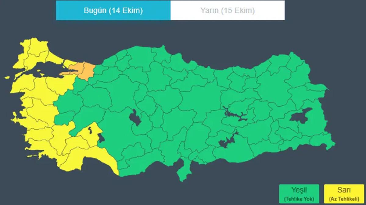 Meteoroloji&rsquo;den sağanak ve fırtına alarmı! Saat verildi, İstanbul i&ccedil;in il&ccedil;e il&ccedil;e uyarı yapıldı 4