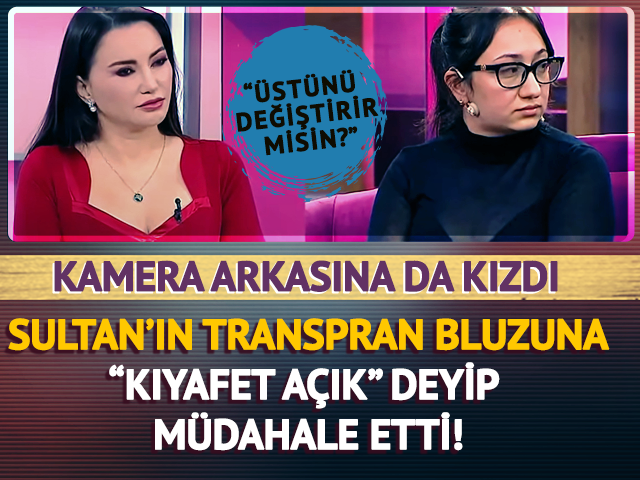 Esra Ezmeci Güllü davasındaki sanık Sultan'ın transparanına müdahale etti: "Kıyafet açık..."