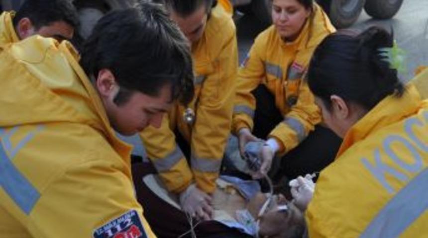 Beton mikseri altında can verdi