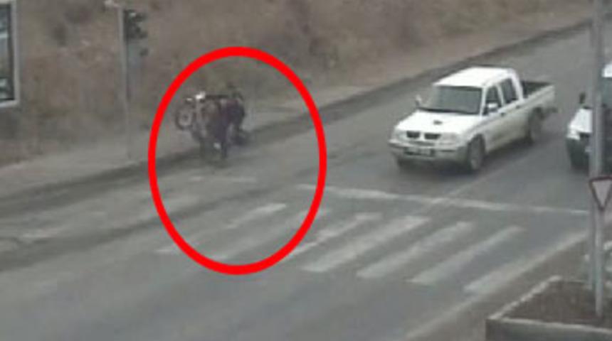 Motosiklet şaha kalktı