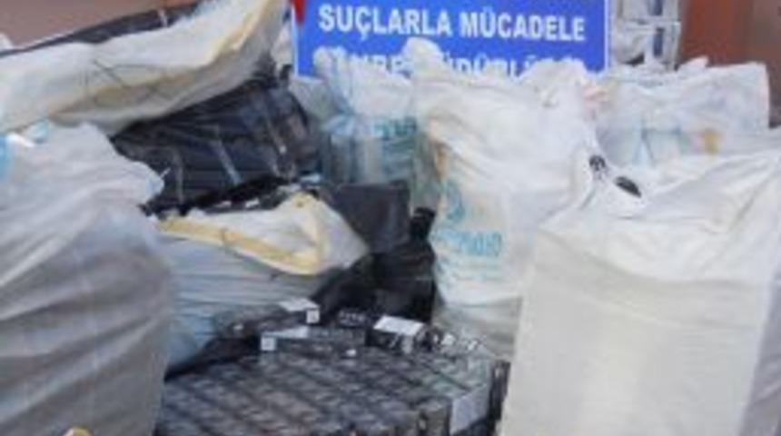 Kocaeli&rsquo;de 73 bin paket ka&ccedil;ak sigara ele ge&ccedil;irildi