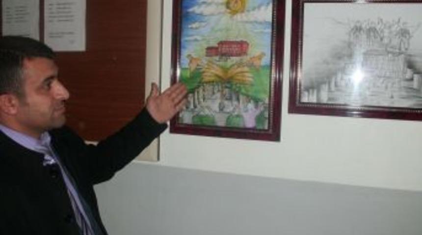 Öğrenciler duygularını resim ve yazıya döktü