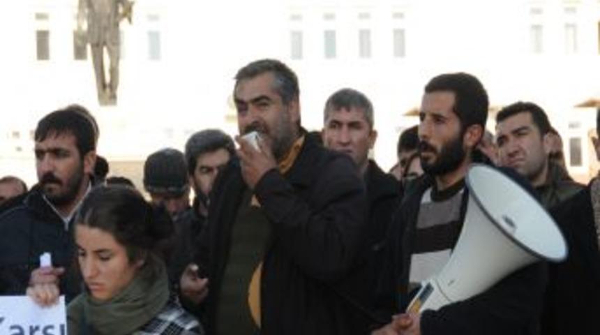 Tunceli'de 'g&ouml;zaltılara tepki' eylemi