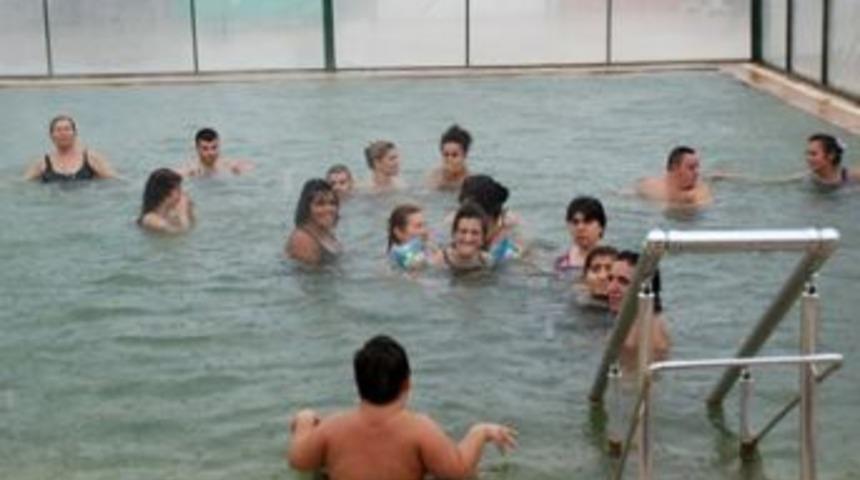 Engellilere termal kamp