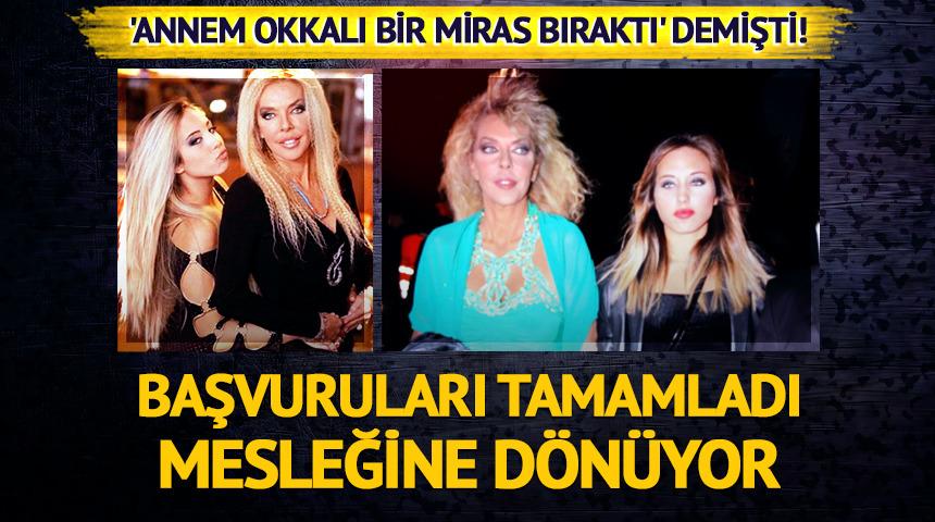 'Annem okkalı bir miras bıraktı' demişti! Ahu Tuğba'nın kızı mesleğine d&ouml;n&uuml;yor