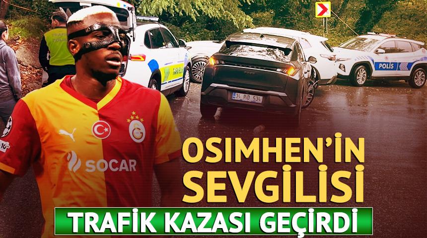 Victor Osimhen'in sevgilisi Stefanie Ladewig Ey&uuml;psultan'da kaza ge&ccedil;irdi