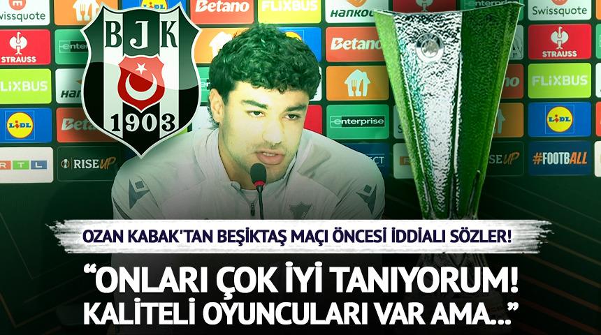 Ozan Kabak'tan Beşiktaş ma&ccedil;ı &ouml;ncesi iddialı s&ouml;zler!