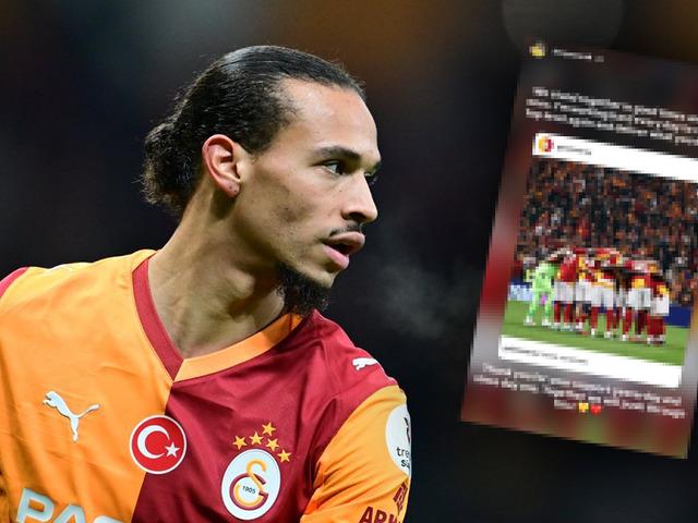 Leroy Sane eleştirilere dayanamadı! G.Saraylı yıldızdan olay a&ccedil;ıklama